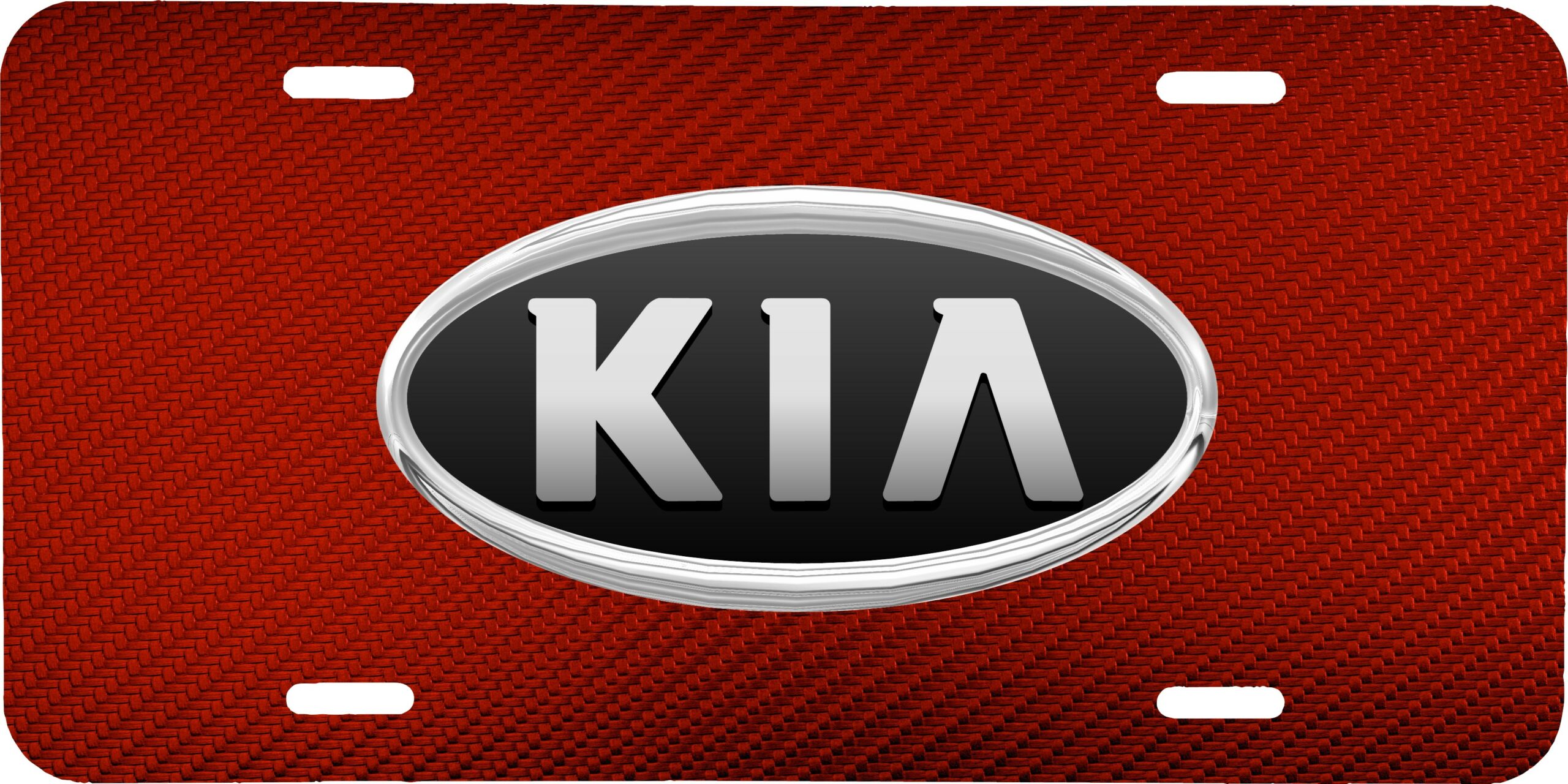 Kia Logo License Plates TVC Printing